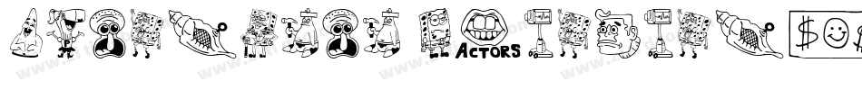 SpongeBoB Painting字体转换